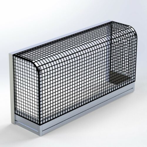 Jeugd hockeydoel 2x1 meter 13 Onze minihockeydoelen zijn volledig gelast. Het achterschot is gevuld met hout en bekleed met geluiddempend rubber, waardoor ze ook ideaal zijn voor gebruik in de tuin.